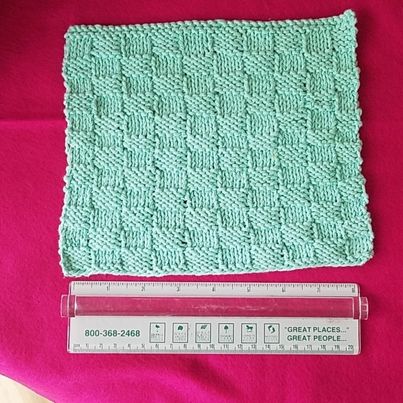 100 percent cotton handmade washcloths each at 10. - Picture 5 of 8